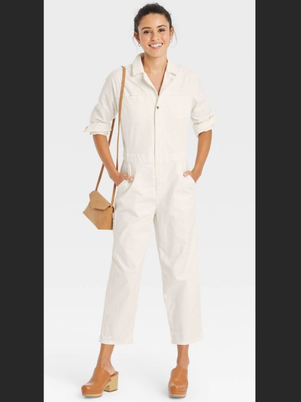 Cream boilersuit